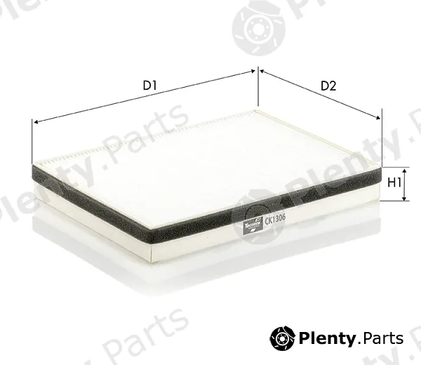 Tecneco Filters CK1306 — Filter, cabin air