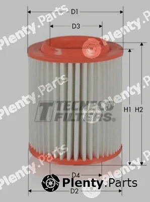 Tecneco Filters AR1652 — Air Filter