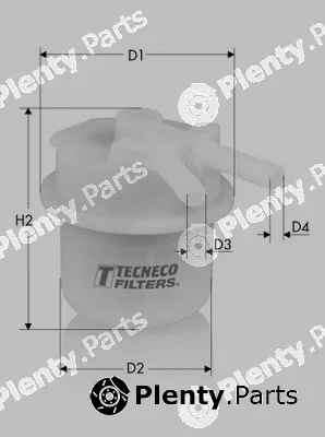 Tecneco Filters IN6436 — Fuel Filter