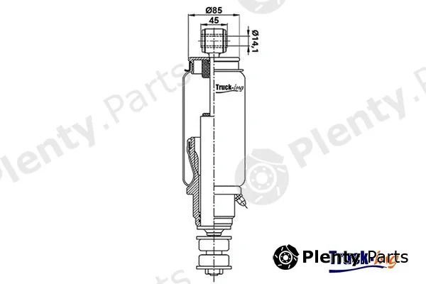Montcada 0194520 — Shock Absorber, driver cab suspension