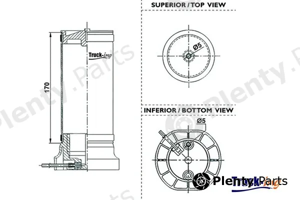 Montcada 0194690 — Bellow, driver cab suspension
