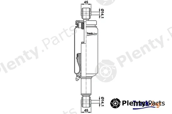 Montcada 0194640 — Shock Absorber, driver cab suspension