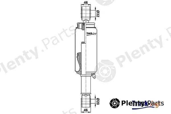Montcada 0194710 — Shock Absorber, driver cab suspension