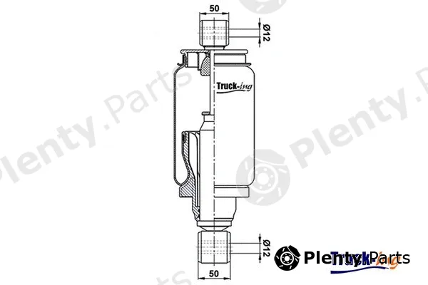 Montcada 0194275 — Shock Absorber, driver cab suspension