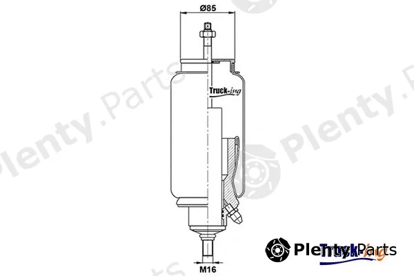 Montcada 0194500 — Shock Absorber, driver cab suspension