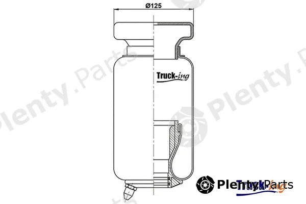 Montcada 0194170 — Bellow, driver cab suspension