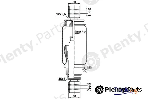 Montcada 0194015 — Shock Absorber, driver cab suspension