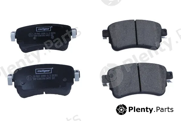 Maxgear 19-3663 — Brake Pad Set, disc brake