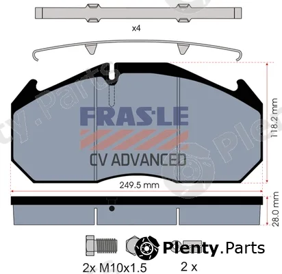 Fras-Le PD/125-K012-CV — Brake Pad Set, disc brake