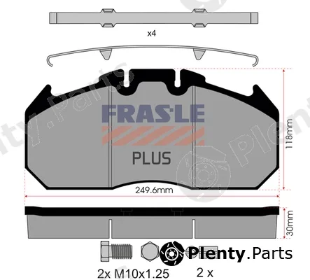 Fras-Le PD/129-K009-PLUS — Brake Pad Set, disc brake