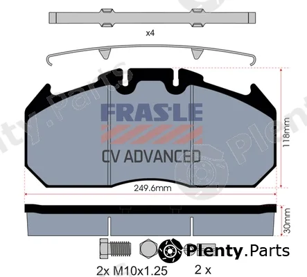 Fras-Le PD/129-K009-CV — Brake Pad Set, disc brake
