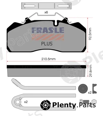 Fras-Le PD/131-K015-PLUS — Brake Pad Set, disc brake