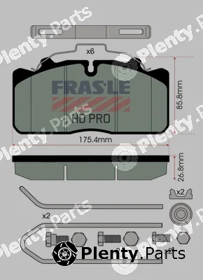 Fras-Le PD/124-K018-HD — Brake Pad Set, disc brake