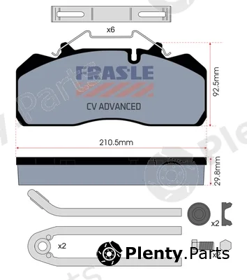 Fras-Le PD/131-K015-CV — Brake Pad Set, disc brake