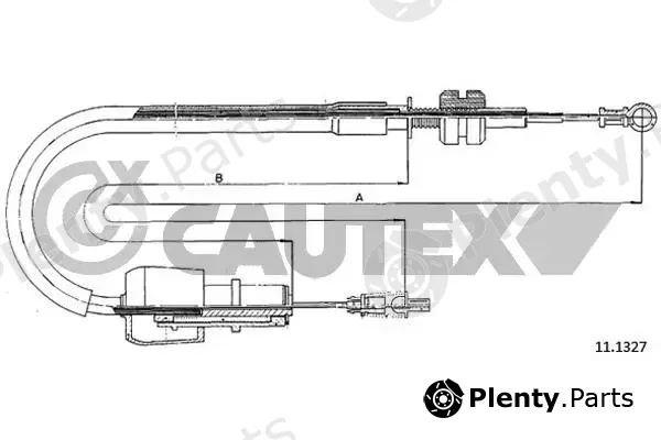 Cautex 762070 — Accelerator Cable