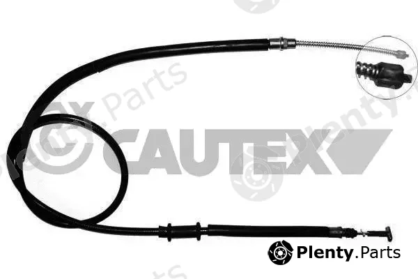 Cautex 018974 — Cable Pull, parking brake