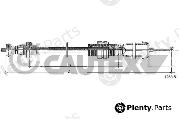 Cautex 761134 — Accelerator Cable