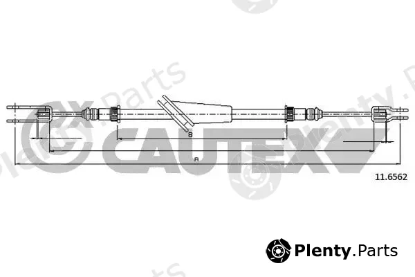Cautex 762471 — Cable Pull, parking brake