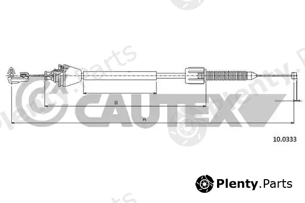 Cautex 028099 — Accelerator Cable