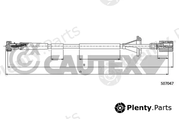 Cautex 761639 — Speedometer Cable