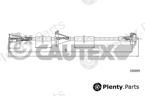 Cautex 761829 — Speedometer Cable