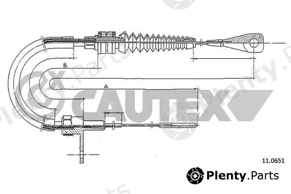 Cautex 465720 — Accelerator Cable