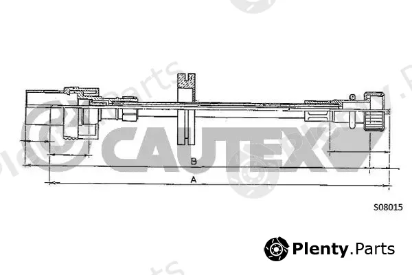 Cautex 085210 — Speedometer Cable