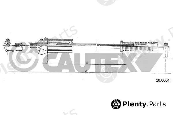 Cautex 766204 — Accelerator Cable