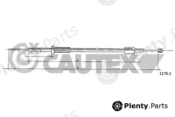 Cautex 019019 — Bonnet Cable