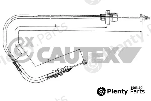 Cautex 761154 — Accelerator Cable