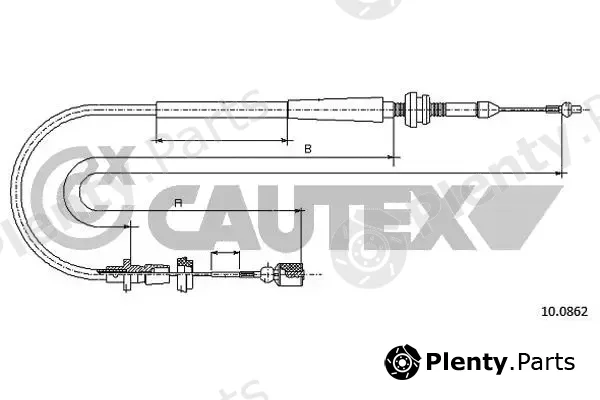 Cautex 010082 — Accelerator Cable