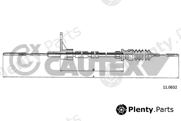 Cautex 763098 — Accelerator Cable