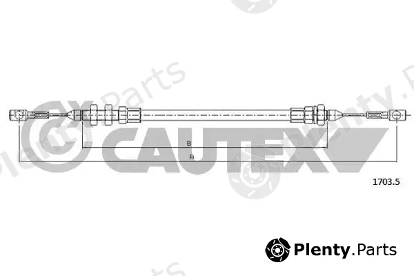 Cautex 761177 — Accelerator Cable