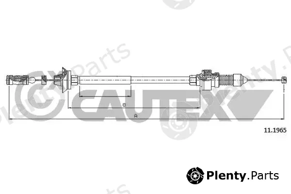 Cautex 038298 — Accelerator Cable