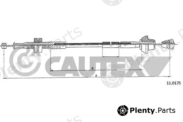 Cautex 088005 — Accelerator Cable
