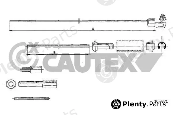 Cautex 762475 — Accelerator Cable