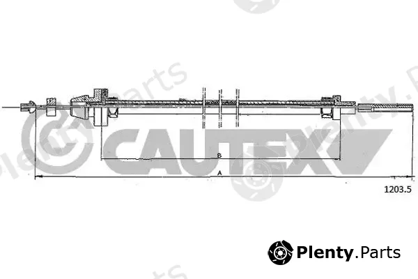 Cautex 761104 — Accelerator Cable