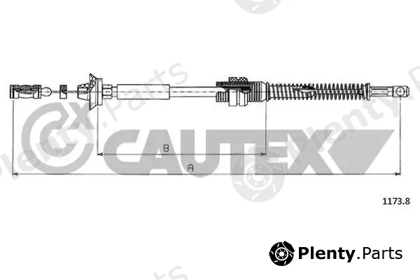 Cautex 761193 — Accelerator Cable