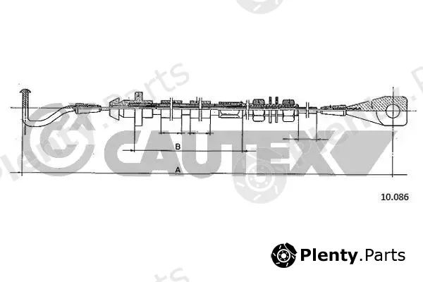 Cautex 468225 — Accelerator Cable