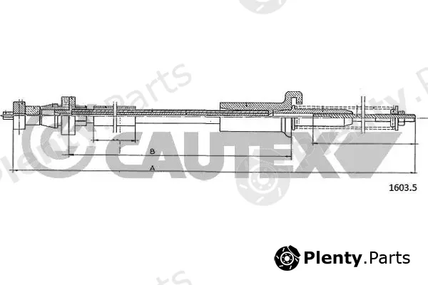 Cautex 761087 — Accelerator Cable