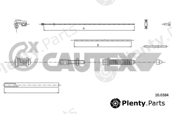 Cautex 762478 — Accelerator Cable