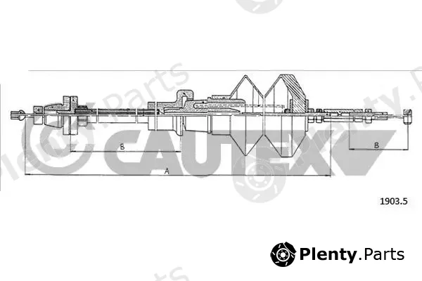 Cautex 761083 — Accelerator Cable
