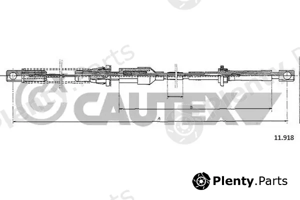 Cautex 761464 — Accelerator Cable
