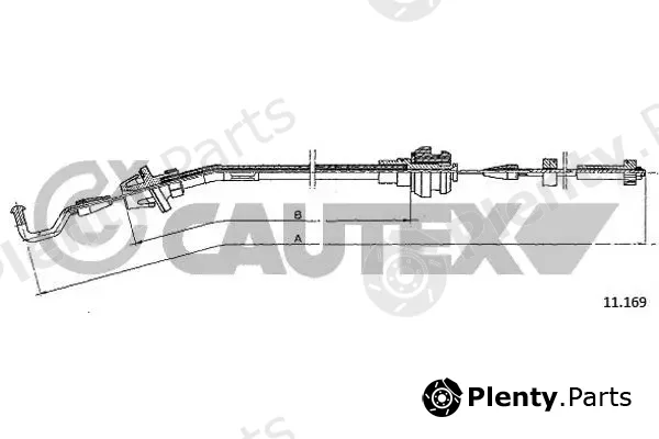 Cautex 766079 — Accelerator Cable