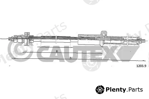 Cautex 761105 — Accelerator Cable