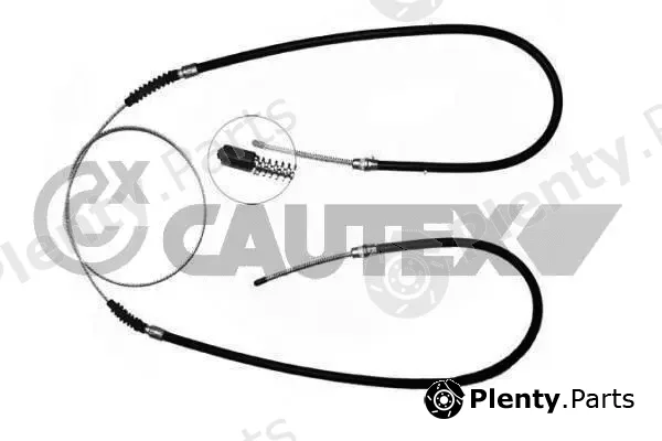 Cautex 037740 — Cable Pull, parking brake