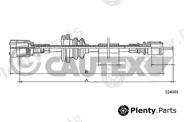 Cautex 765756 — Speedometer Cable