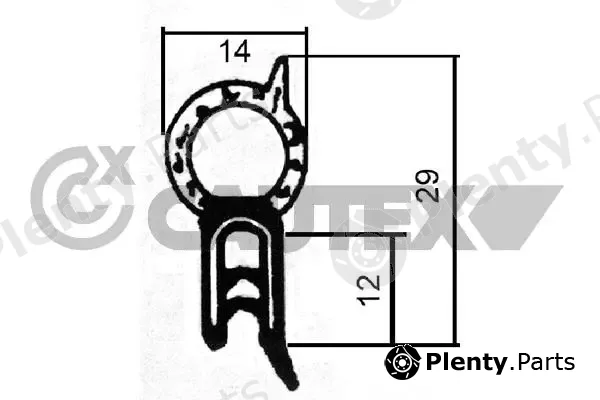 Cautex 011003 — Door Seal