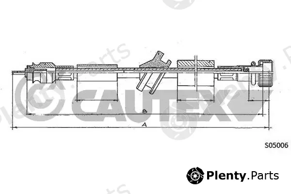 Cautex 766216 — Speedometer Cable