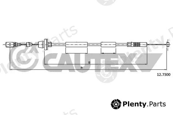Cautex 761191 — Accelerator Cable